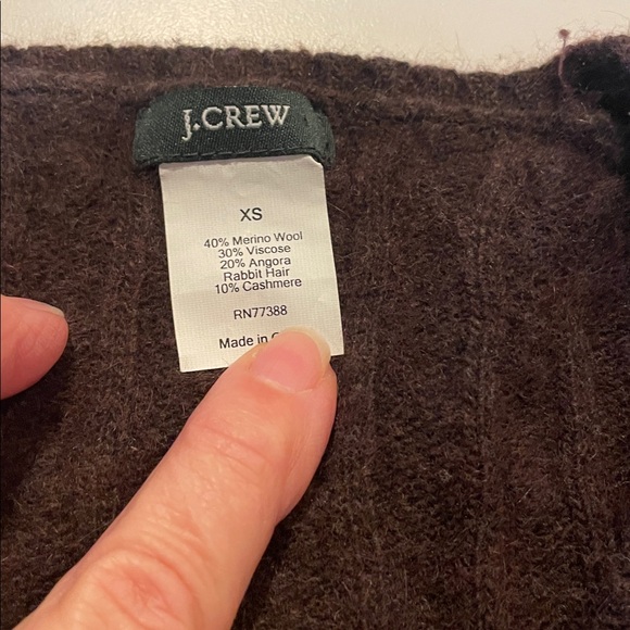 JCREW Cable Knit Wool Blend Sweater J. Crew - XS - Picture 6 of 7